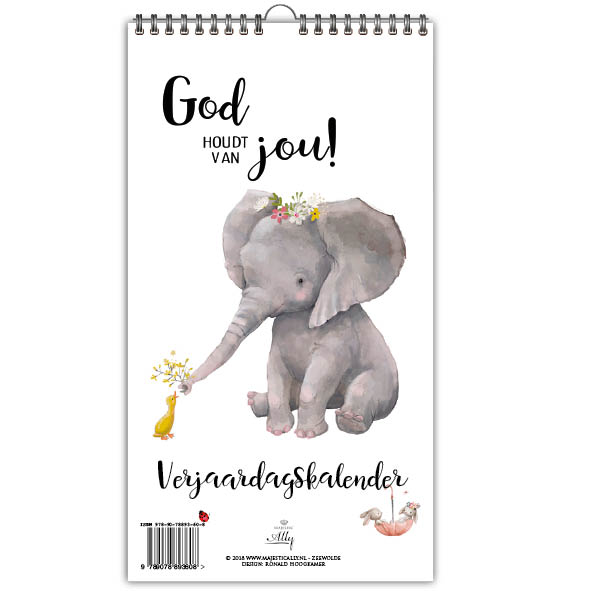 God houdt van jou! Verjaardagskalender