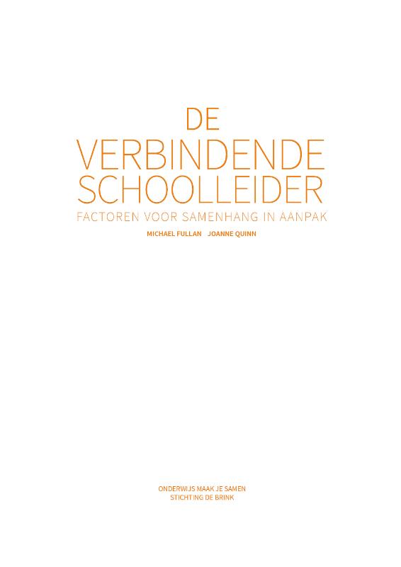 De verbindende schoolleider