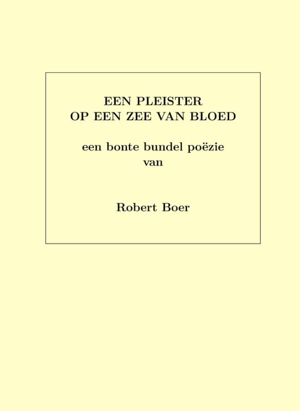 Een pleister op een zee van bloed
