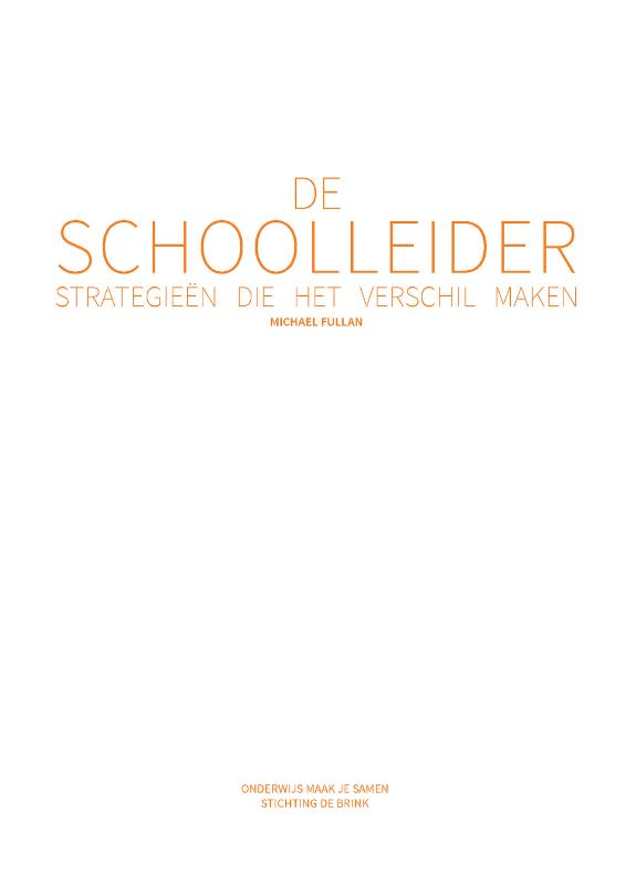 De schoolleider