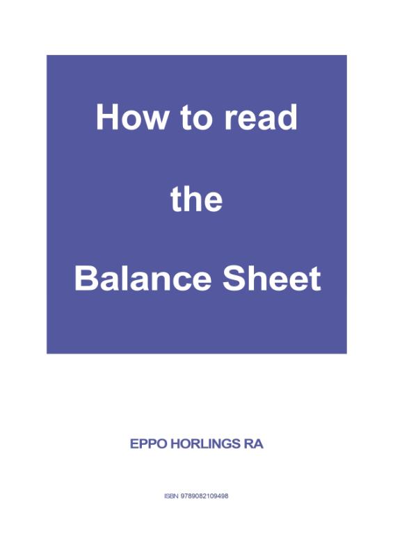 How to read the Balance Sheet