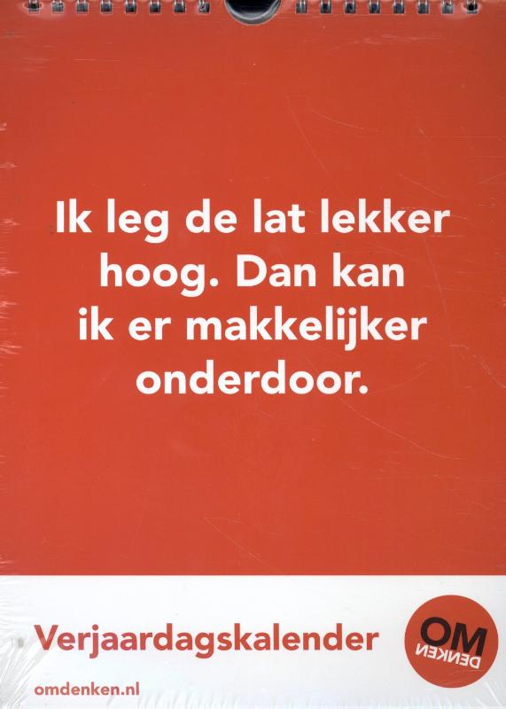 Omdenken Verjaardagskalender