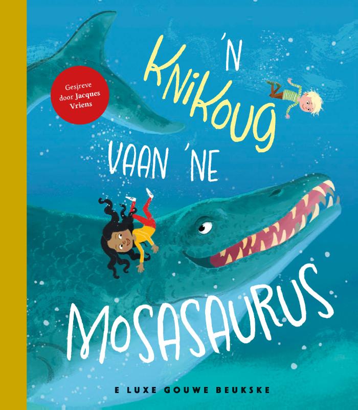 'n Knikoug vaan 'ne mosasaurus