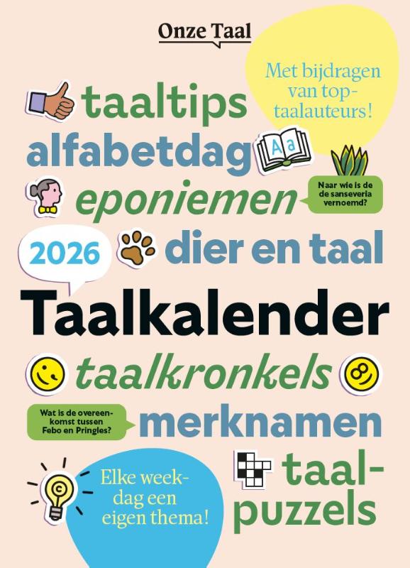 Onze Taal Taalkalender 2026