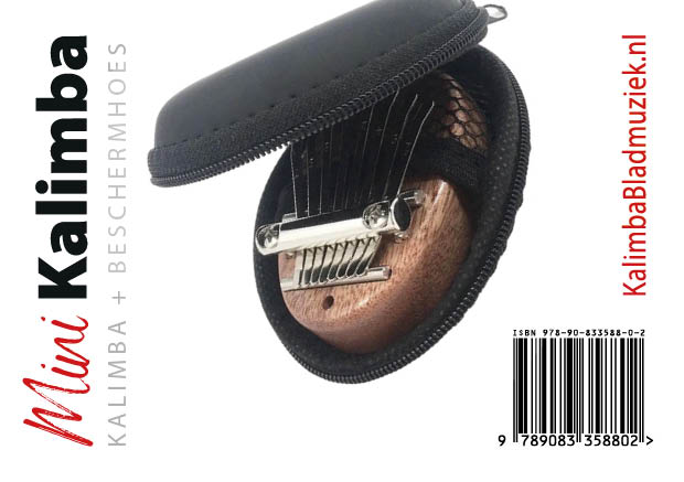 Mini-kalimba met beschermhoes
