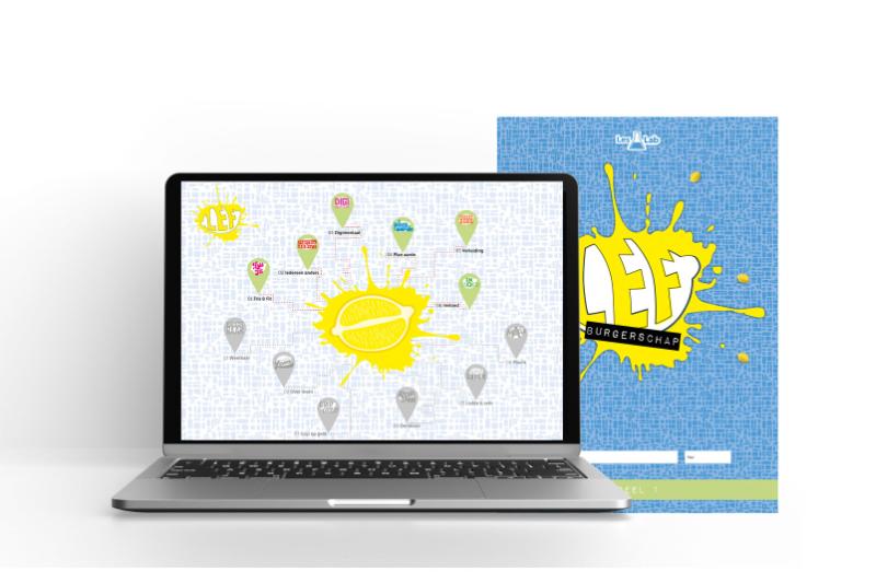 LEF Burgerschap UITGEBREID, LL jaarlicentie, 12 thema's + boek deel 1