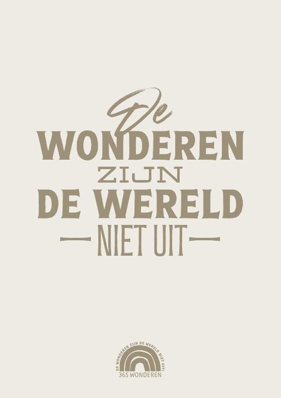 De wonderen zijn de wereld niet uit