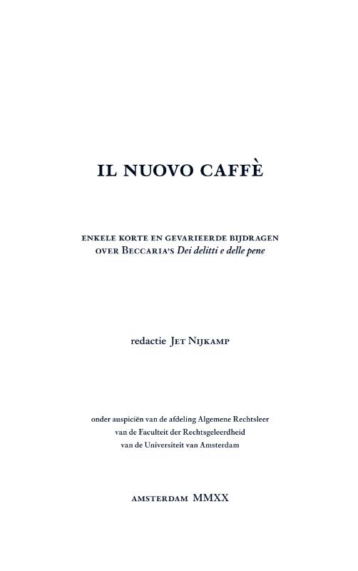 Il nuovo caffè