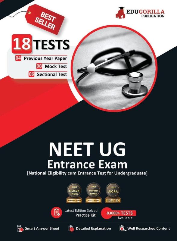 NEET UG Medical Entrance Exam 2025 - 8 Mock Tests, 6 Sectional Tests and 4 Previous Year Papers (2500 Solved Questions) with Free Access to Online Tests