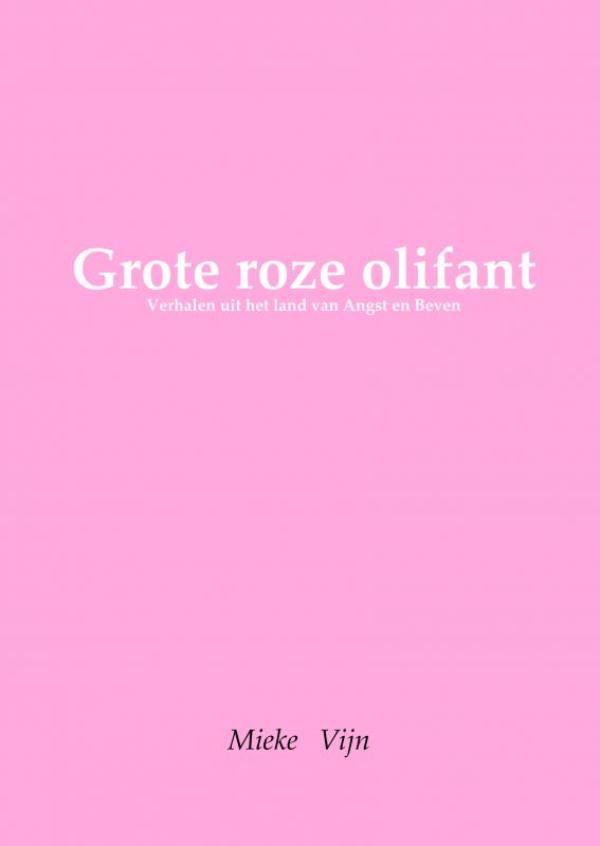 Grote roze olifant