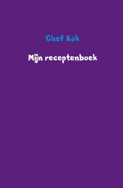 Mijn receptenboek