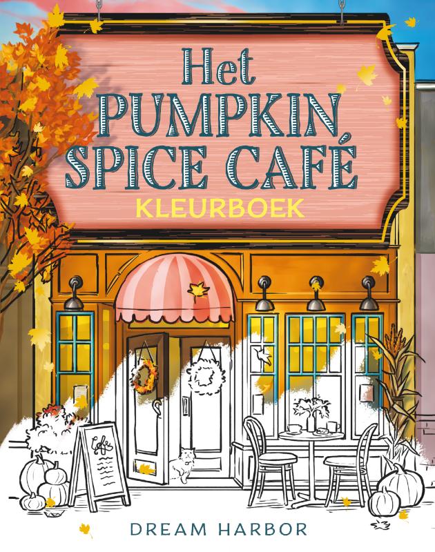 Het Pumpkin Spice Café-kleurboek