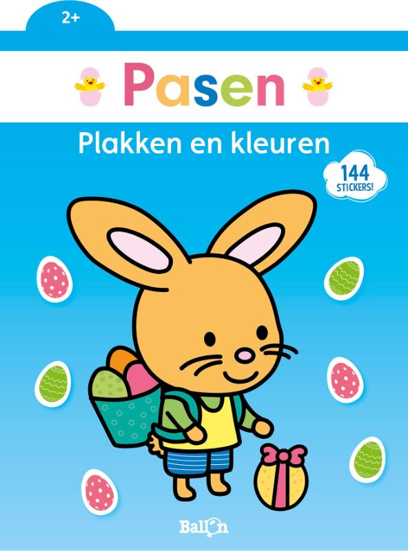 Plakken en kleuren Pasen