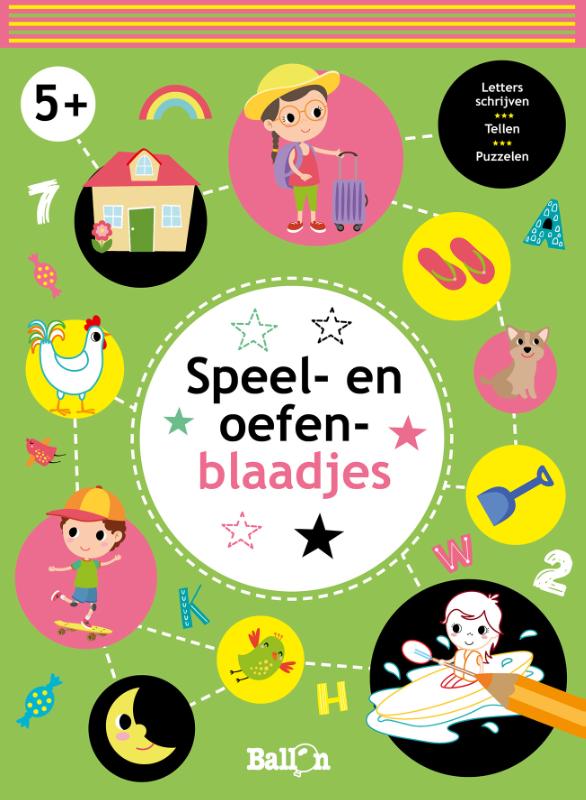 Speel- en oefenblaadjes 5+ (groen)