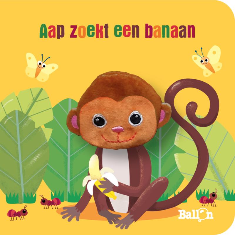 Aap zoekt een banaan