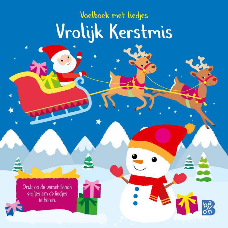 Voelboek met liedjes Vrolijk Kerstmis’