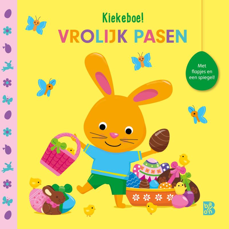 Flappenboek met spiegeltje Pasen
