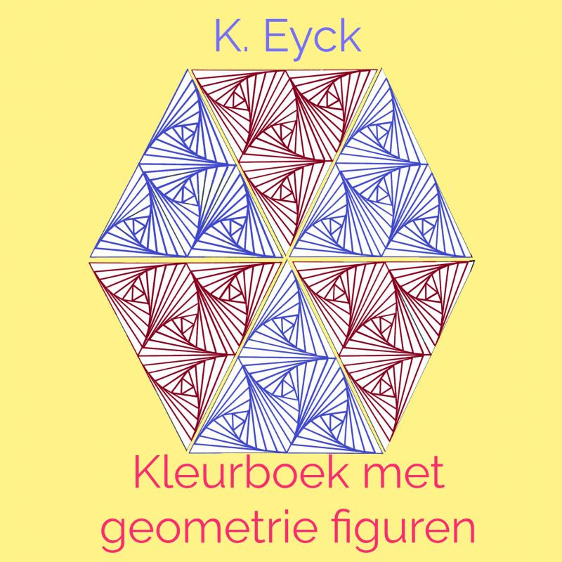 Kleurboek met geometrie figuren