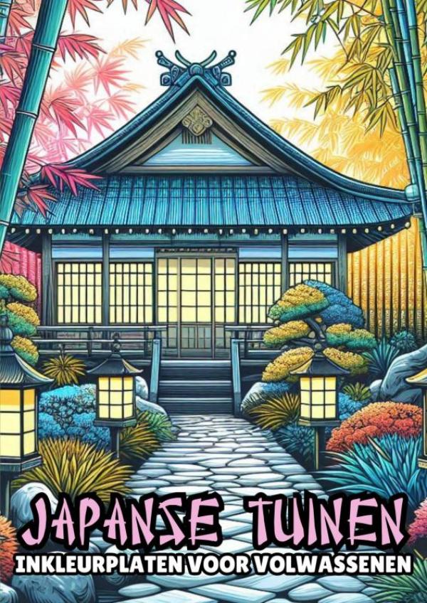 Inkleurplaten voor Volwassenen - Japanse Tuinen