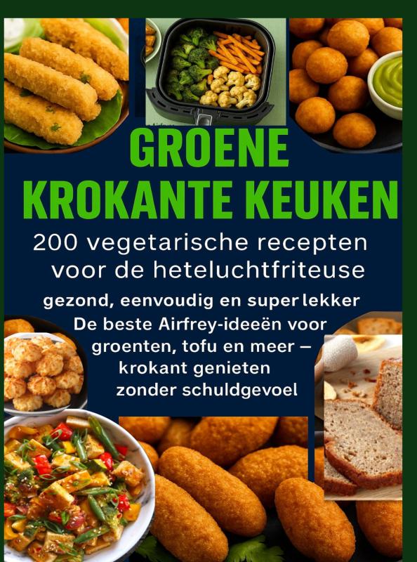 GROENE KROKANTE KEUKEN -200 vegetarische recepten voor de heteluchtfriteuse