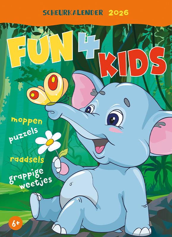 Scheurkalender 2026 Fun4kids