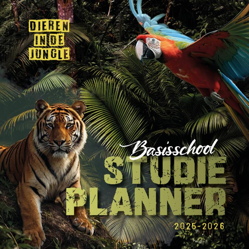 Studieplanner voor de basisschool 'Dieren in de jungle' 2025/26