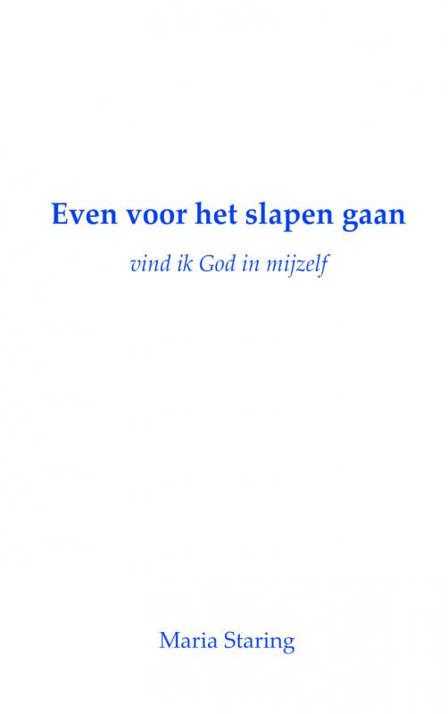 Even voor het slapen gaan
