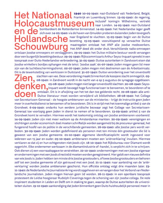 Het Nationale Holocaustmuseum en de Hollandsche Schouwburg – Zien, Denken, Doen