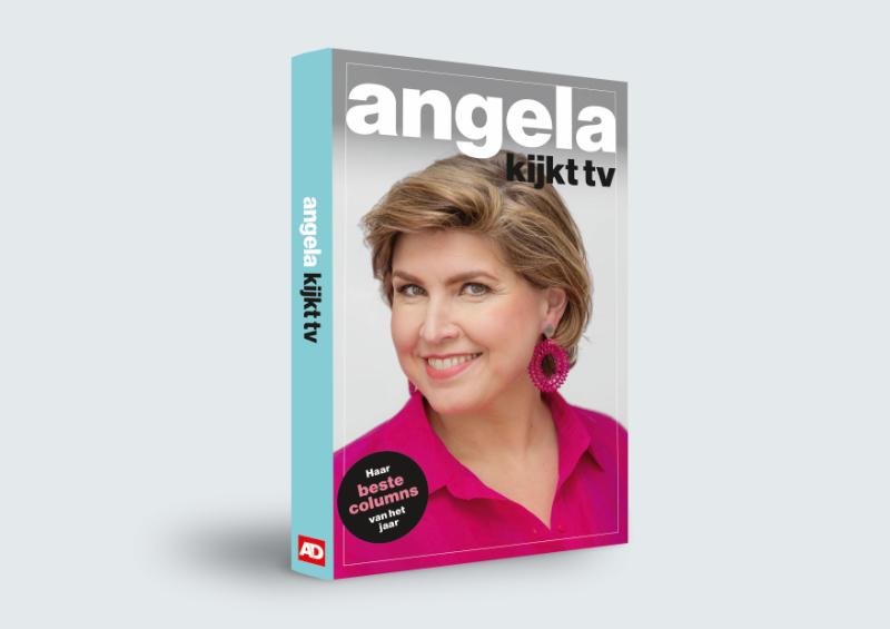 Angela kijkt tv