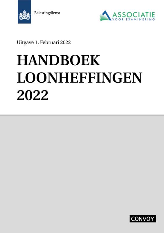 Handboek Loonheffingen 2022