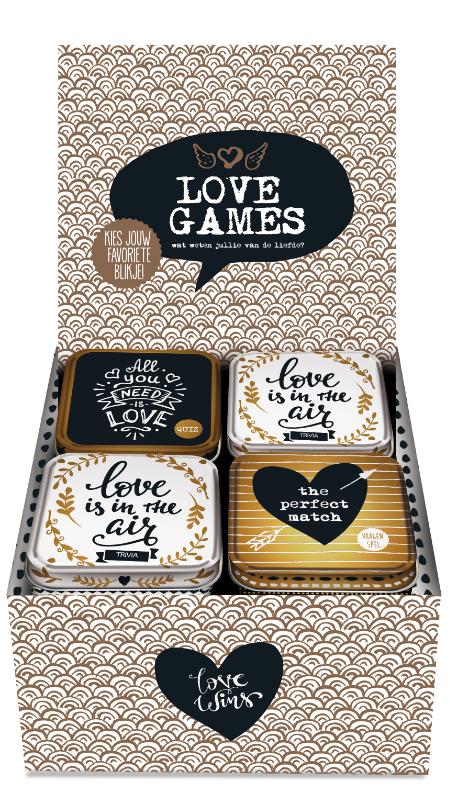 Display Love games - 2 x 6 ex