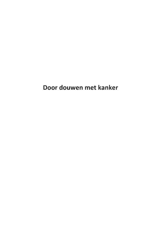 Door douwen met kanker