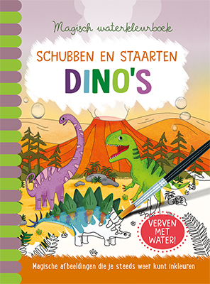 Magisch waterkleurboek Dino's
