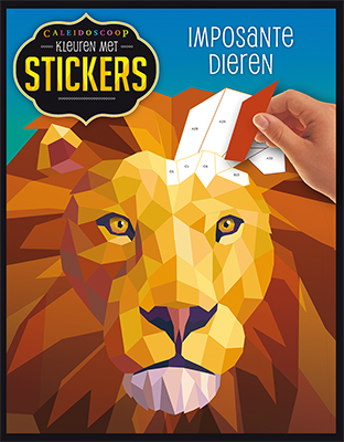 Kleuren met stickers Imposante dieren