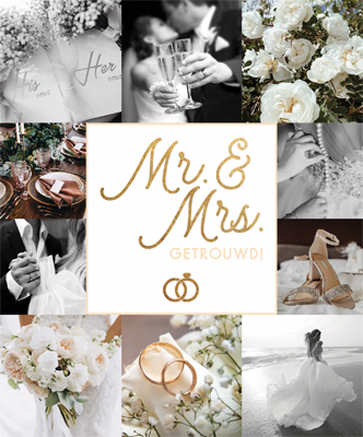 Mr. & Mrs. getrouwd!