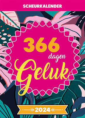 Scheurkalender 2024 366 dagen geluk