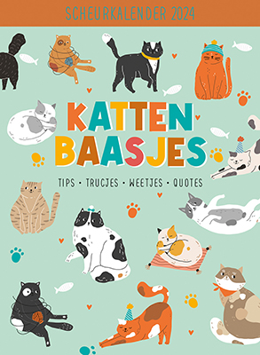 Scheurkalender 2024 Kattenbaasjes