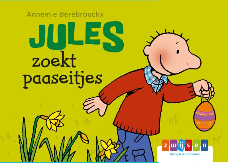 Jules zoekt paaseitjes