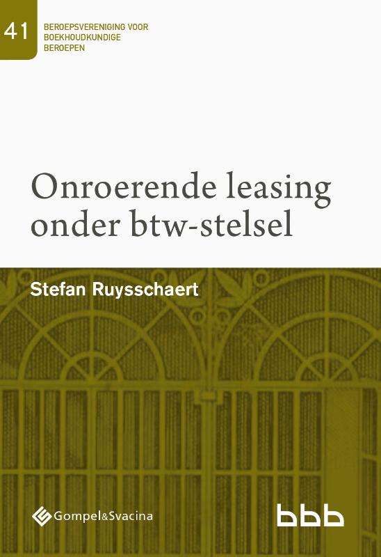 41-Onroerende leasing onder btw-stelsel