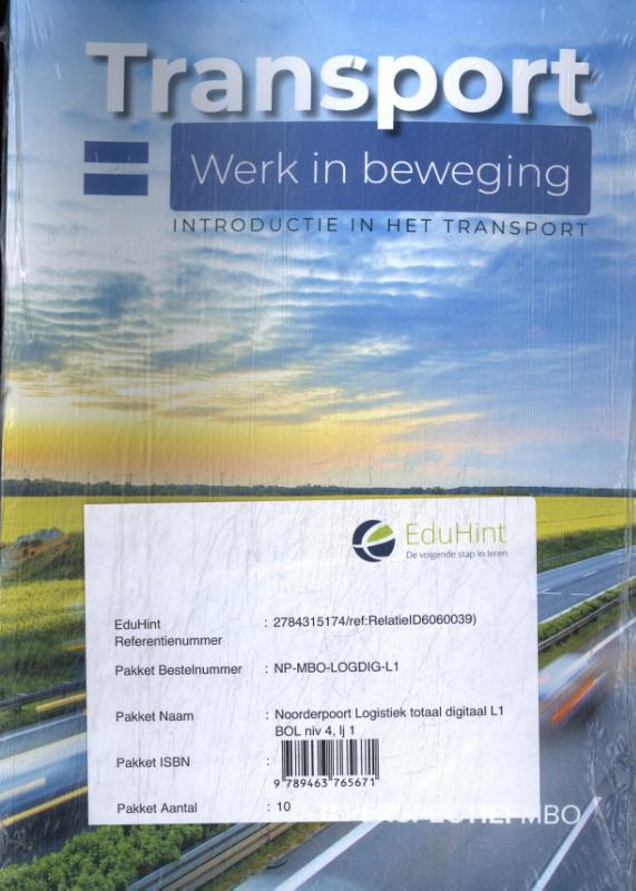 Noorderpoort Logistiek totaal digitaal lic 12 mnd BOL niv 4, lj 1