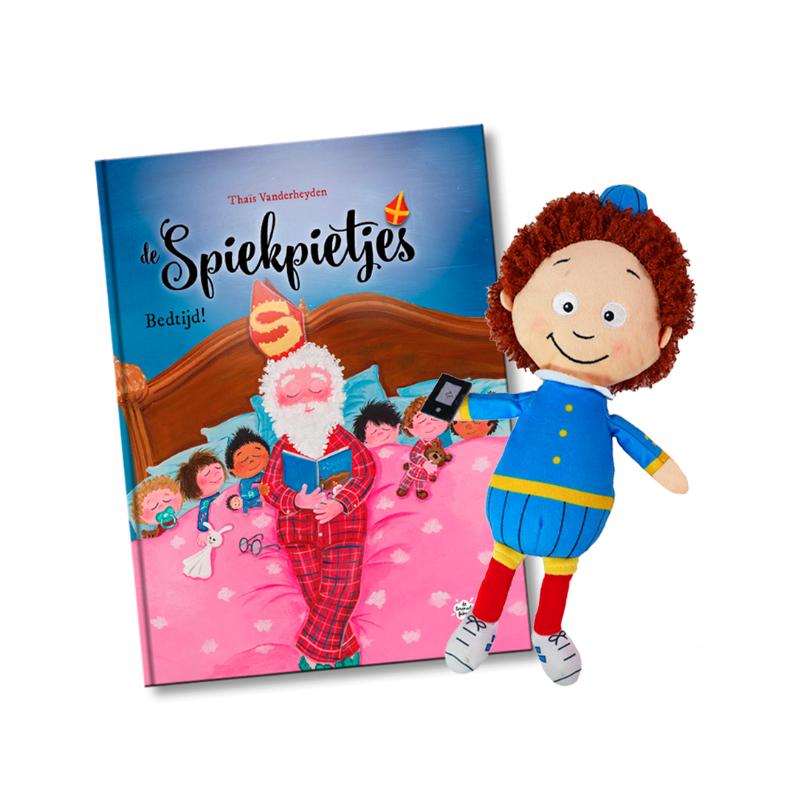 De Spiekpietjes, pakket pop jongen licht + Bedtijd! (voordeelpakket boek + Spiekpietjespop) (voordeelpakket boek + Spiekpietjespop) (voordeelpakket boek + Spiekpietjespop) (voordeelpakket boek + Spiekpietjespop)