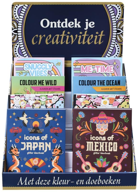 Tafeldisplay Interstat kleurboeken