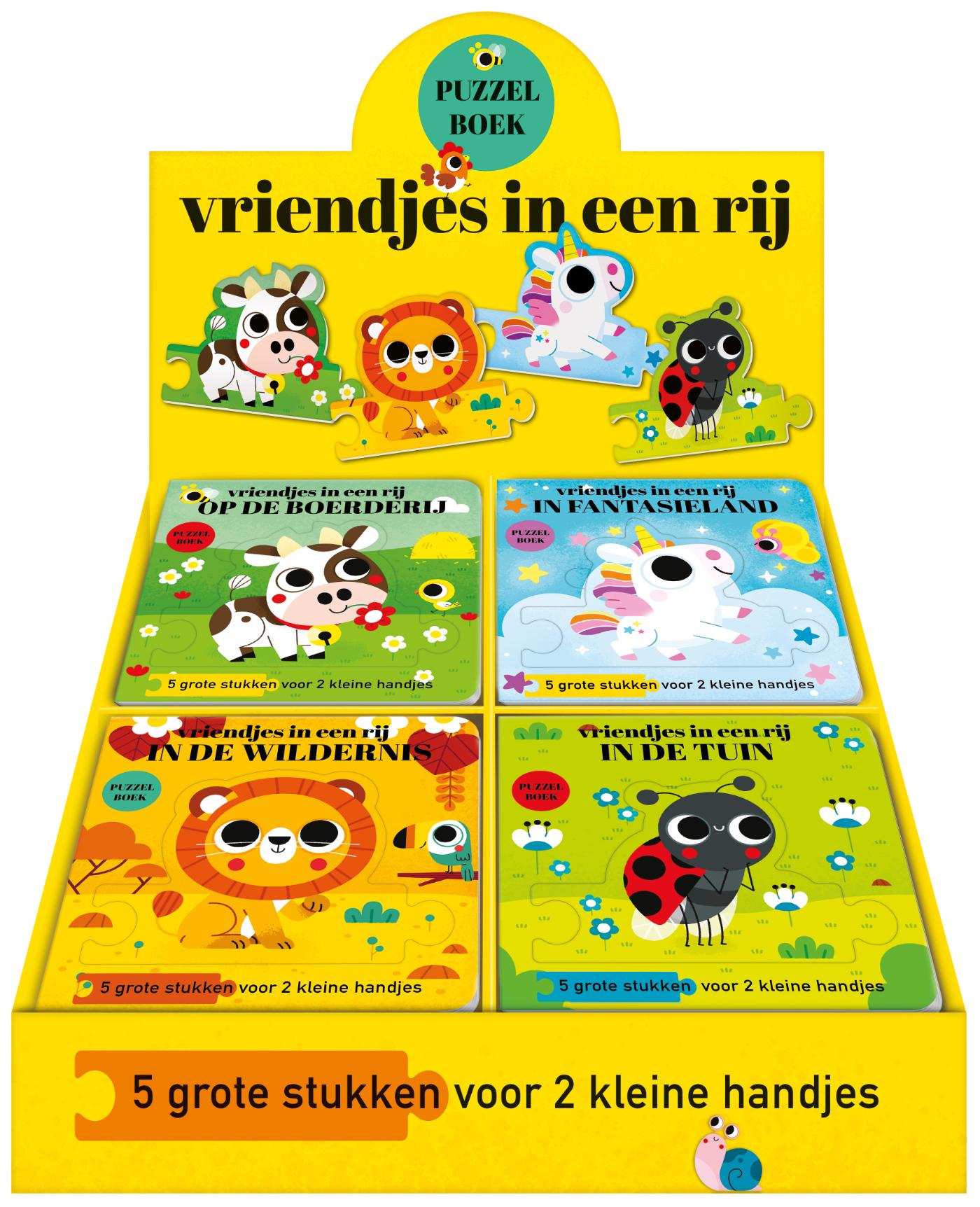 Display puzzelboeken In een rij - 4T x 3 ex.