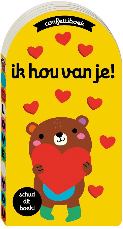 Confetti boeken - Ik hou van je!