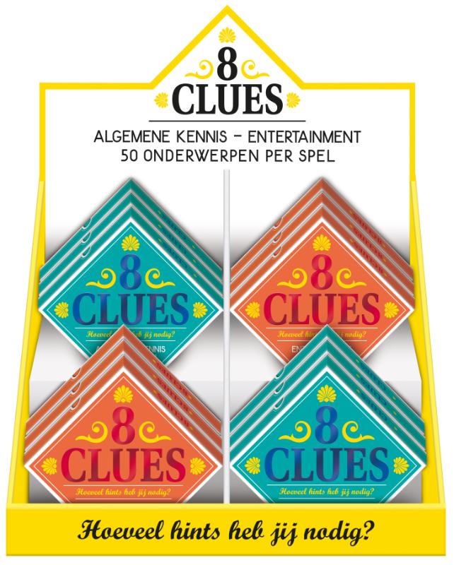 Display 8 clues 2x 6 ex