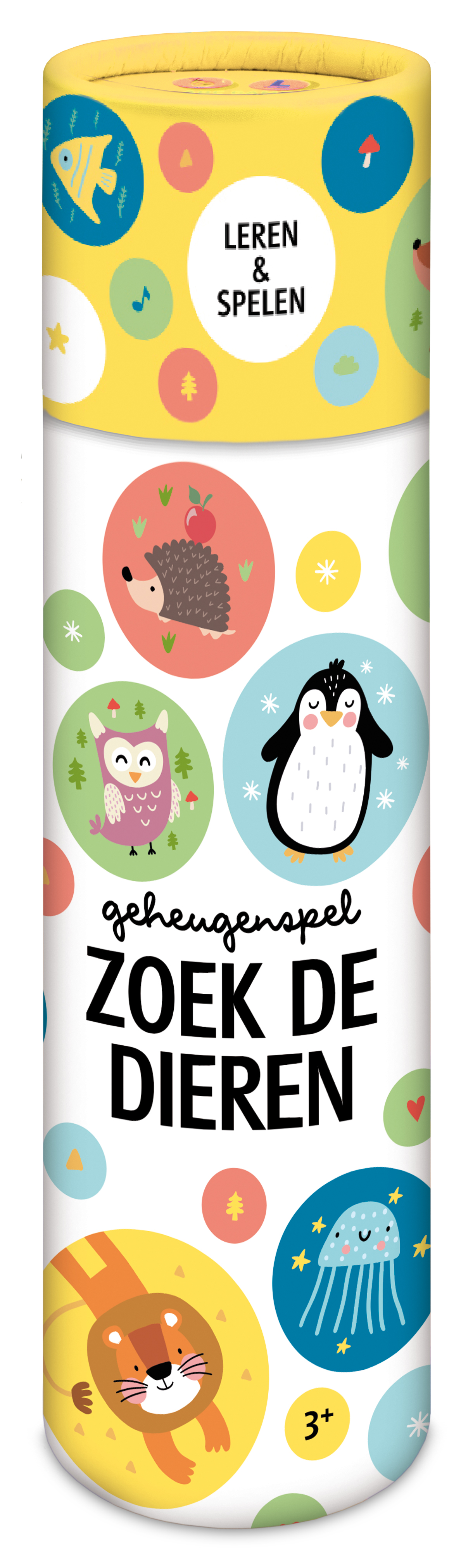 Spelletjes in kokers - Geheugenspel - zoek de dieren