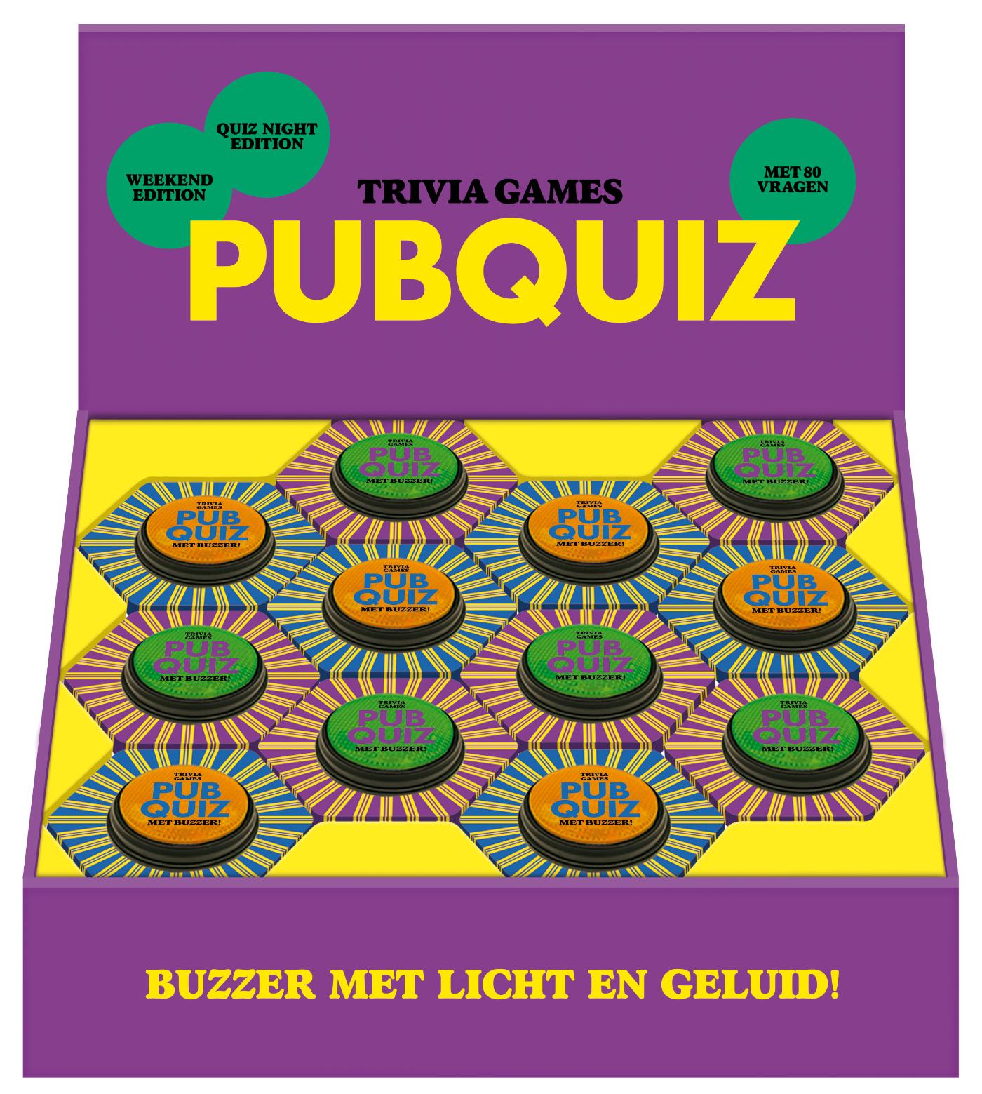 Display Pubquiz met buzzer 2T x 6E