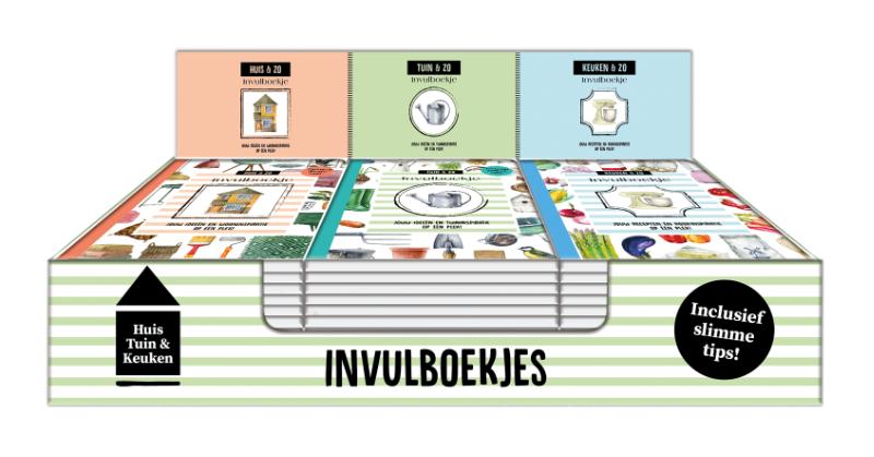 Display Invulboekjes 3 x 5 ex.