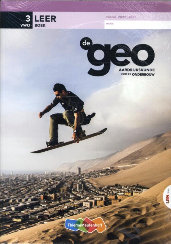De Geo LRN-line online in Learnbeat + boek 3 vwo