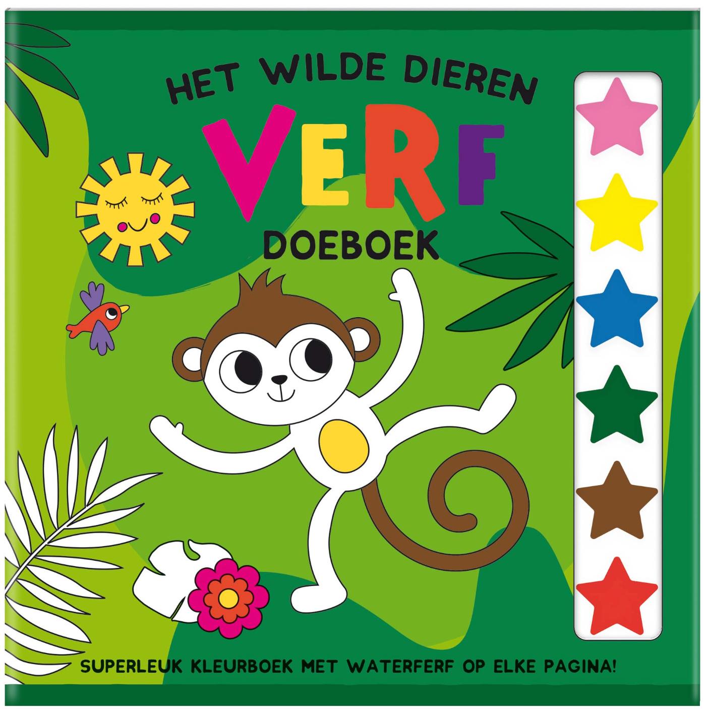 Verf Doeboek - Wilde Dieren